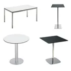 outdoor hpl coffee bar table made of anti-UV exterior high pressure compact laminate