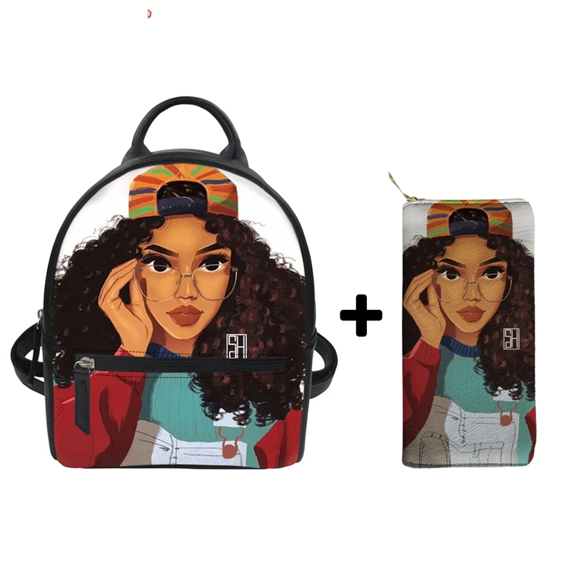 Bookbags School Bags Backpacks African Girls Printed Pu Leather Womens Mini Backpack Wholesale Backpack Bag Girls Match Wallet, Customized color
Bookbags School Bags Backpacks African Girls Printed Pu Leather Womens Mini Backpack Wholesale Backpack Bag Girls Match Wallet, Customized color
