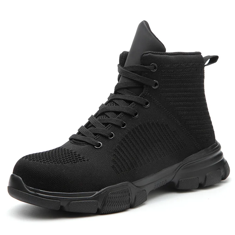 New High Top Lightweight Breathable Work Shoes Flying Woven Anti-smash Wear-resistant Steel Toe Safety Shoes
New High Top Lightweight Breathable Work Shoes Flying Woven Anti-smash Wear-resistant Steel Toe Safety Shoes
