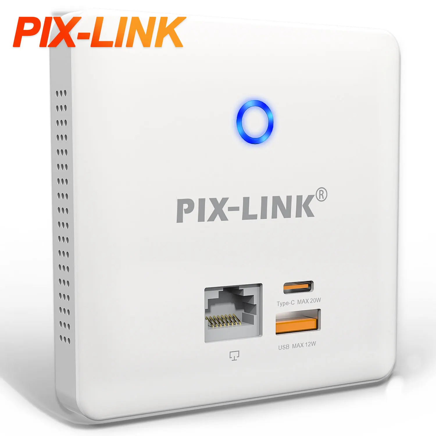 PIX-LINK Ethernet Port RJ45 300mbps WiFi Access Point With 20W USB Type C Quick Charge
PIX-LINK Ethernet Port RJ45 300mbps WiFi Access Point With 20W USB Type C Quick Charge