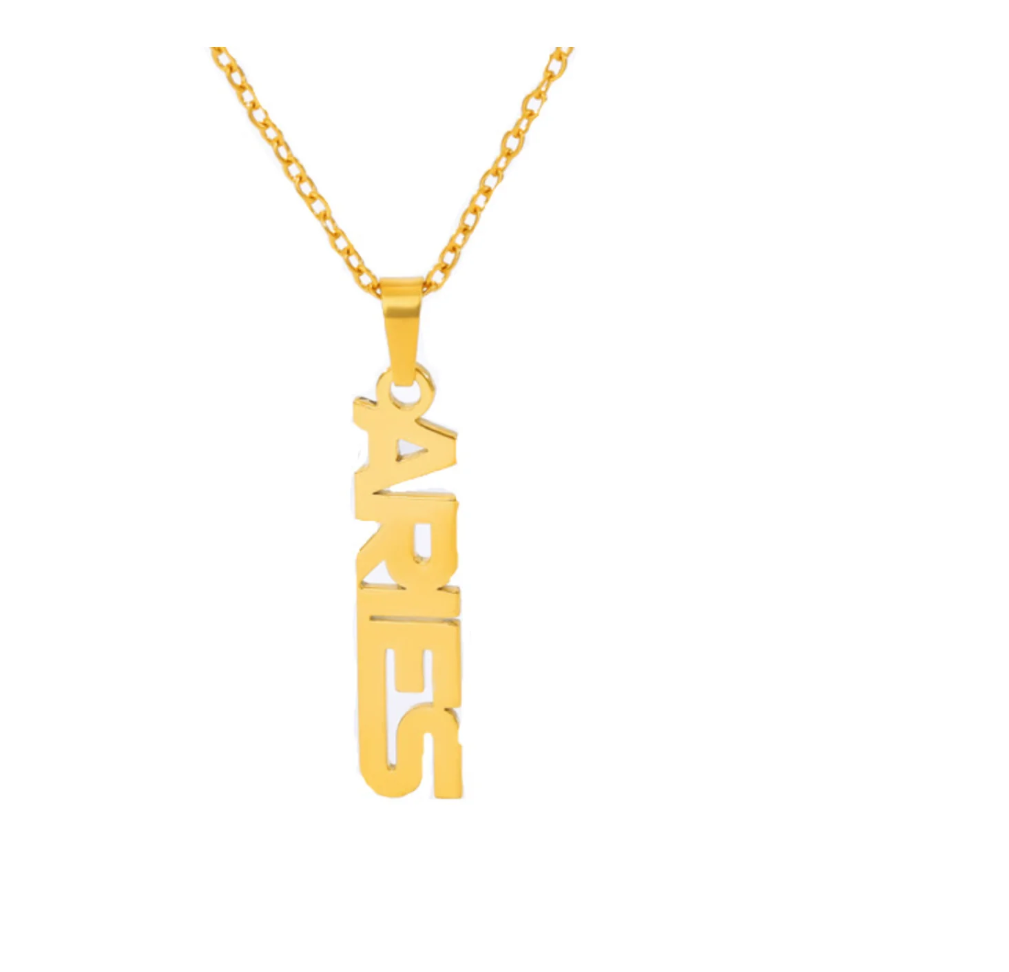Hawaiian Jewelry Wholesale Old English Design Zodiac Necklace 18K Gold Plated Stainless Steel Jewelry, Steel/gold/rose gold and other
Hawaiian Jewelry Wholesale Old English Design Zodiac Necklace 18K Gold Plated Stainless Steel Jewelry, Steel/gold/rose gold and other