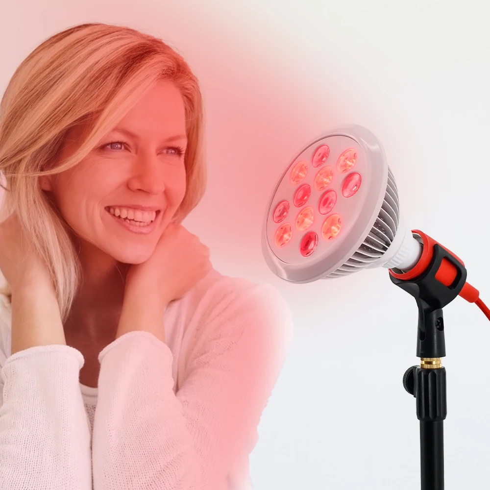 

SGROW Anti Aging Pain Relief Red Near Infrared 660nm 850nm 24W LED Facial Red Light Therapy Bulb