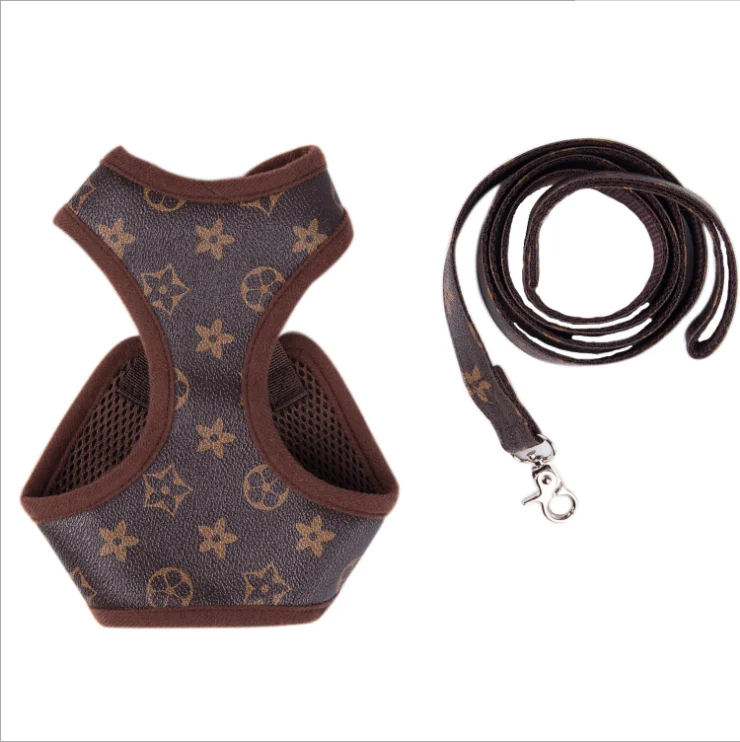 OEM/ODM Popular luxury brand printed breathable and comfortable pet dog vest leashes
OEM/ODM Popular luxury brand printed breathable and comfortable pet dog vest leashes