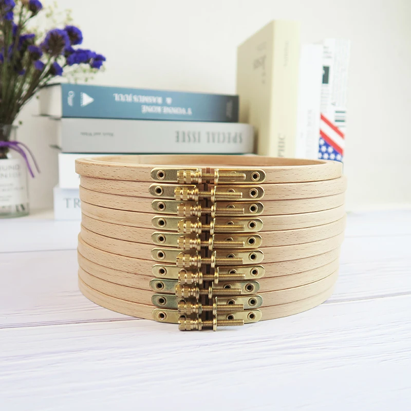 Wholesale DIY Hand Sewing Accessories Ring Cross Stitch Embroidery Frame Kit 8 inch Natural Beech Wooden Embroidery Hoop
Wholesale DIY Hand Sewing Accessories Ring Cross Stitch Embroidery Frame Kit 8 inch Natural Beech Wooden Embroidery Hoop