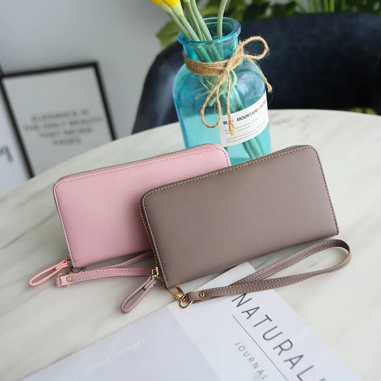 new Wristband Women Long Clutch zipper Wallet Large Capacity Lady Purses Phone Pocket Card Holder Carteras
new Wristband Women Long Clutch zipper Wallet Large Capacity Lady Purses Phone Pocket Card Holder Carteras