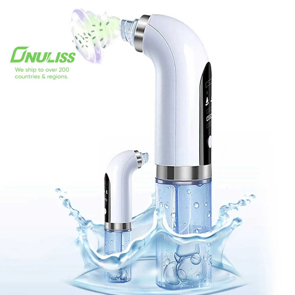 Electric Microdermabrasion Nose Strip Black Head Remover Small Bubble Pore Cleaner Stainless Blackhead Remover Vacuum With Water, White
Electric Microdermabrasion Nose Strip Black Head Remover Small Bubble Pore Cleaner Stainless Blackhead Remover Vacuum With Water, White