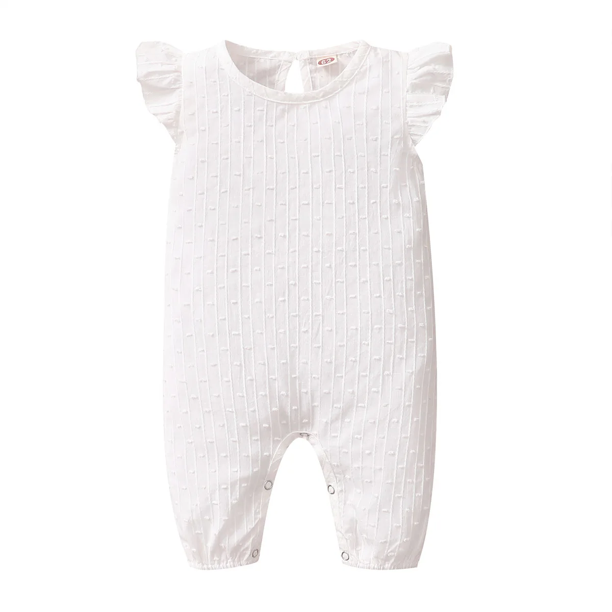 2021 Factory custom knitted baby clothes 100% organic cotton baby pajamas solid color rompers kids summer rompers baby, White
2021 Factory custom knitted baby clothes 100% organic cotton baby pajamas solid color rompers kids summer rompers baby, White