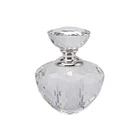 Wholesale crystal perfume bottle custom logo clear perfume crystal bottle