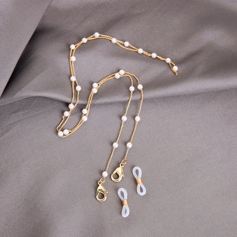Sunglasses Masking Chains For Women Multiple Acrylic Pearl Crystal Eyeglasses Chains 2021 New Fashion Jewelry Wholesale, Gold
Sunglasses Masking Chains For Women Multiple Acrylic Pearl Crystal Eyeglasses Chains 2021 New Fashion Jewelry Wholesale, Gold