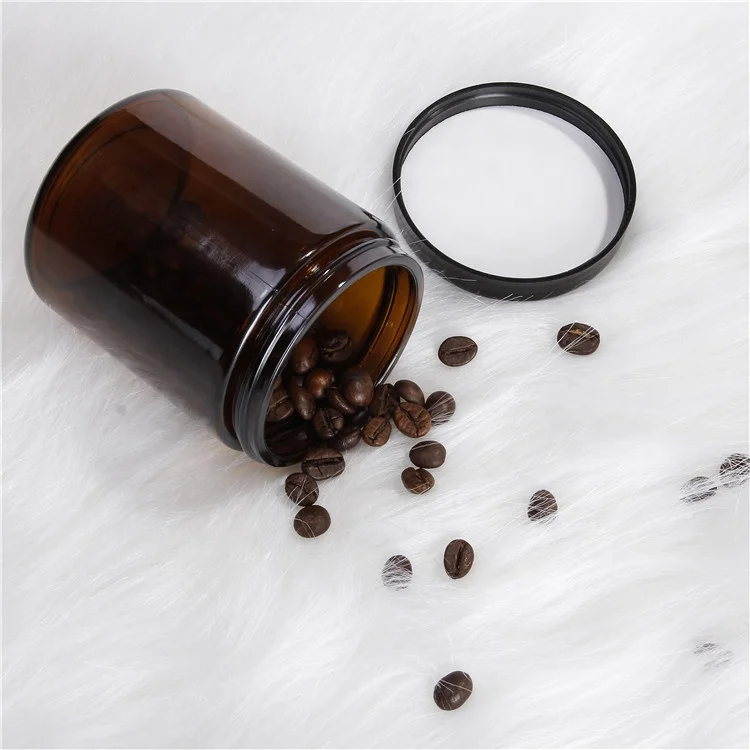 High Quality BPA Free 150ml Round Salt Straight Sided Amber Glass Jar With Lid For Body Scrub
High Quality BPA Free 150ml Round Salt Straight Sided Amber Glass Jar With Lid For Body Scrub
