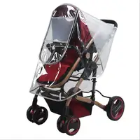 

Plastic Pram Car Seat Waterproof Umbrella Universal baby stroller rain cover Weather Shield Cover for Strollers