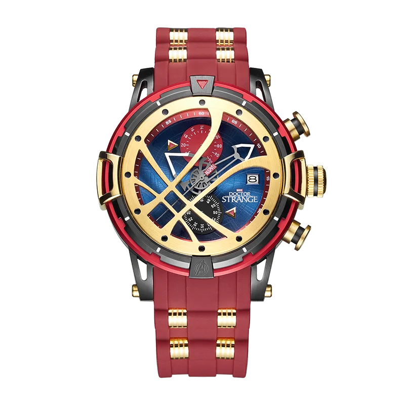 2022 Premium Luxury Brand Original Marvel Licensed Men's Fashion Stainless Steel Case Date Display Doctor Strange 2 Quartz Watch
2022 Premium Luxury Brand Original Marvel Licensed Men's Fashion Stainless Steel Case Date Display Doctor Strange 2 Quartz Watch