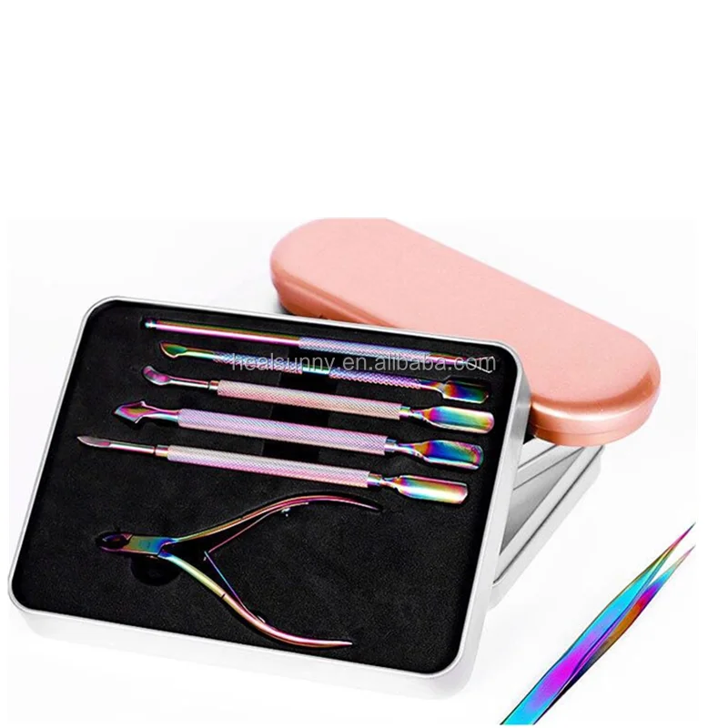 Cuticle Pushers Beauty Manicure Tools Set 4 Pcs Stainless Steel Nail Remover, 7 colors
Cuticle Pushers Beauty Manicure Tools Set 4 Pcs Stainless Steel Nail Remover, 7 colors