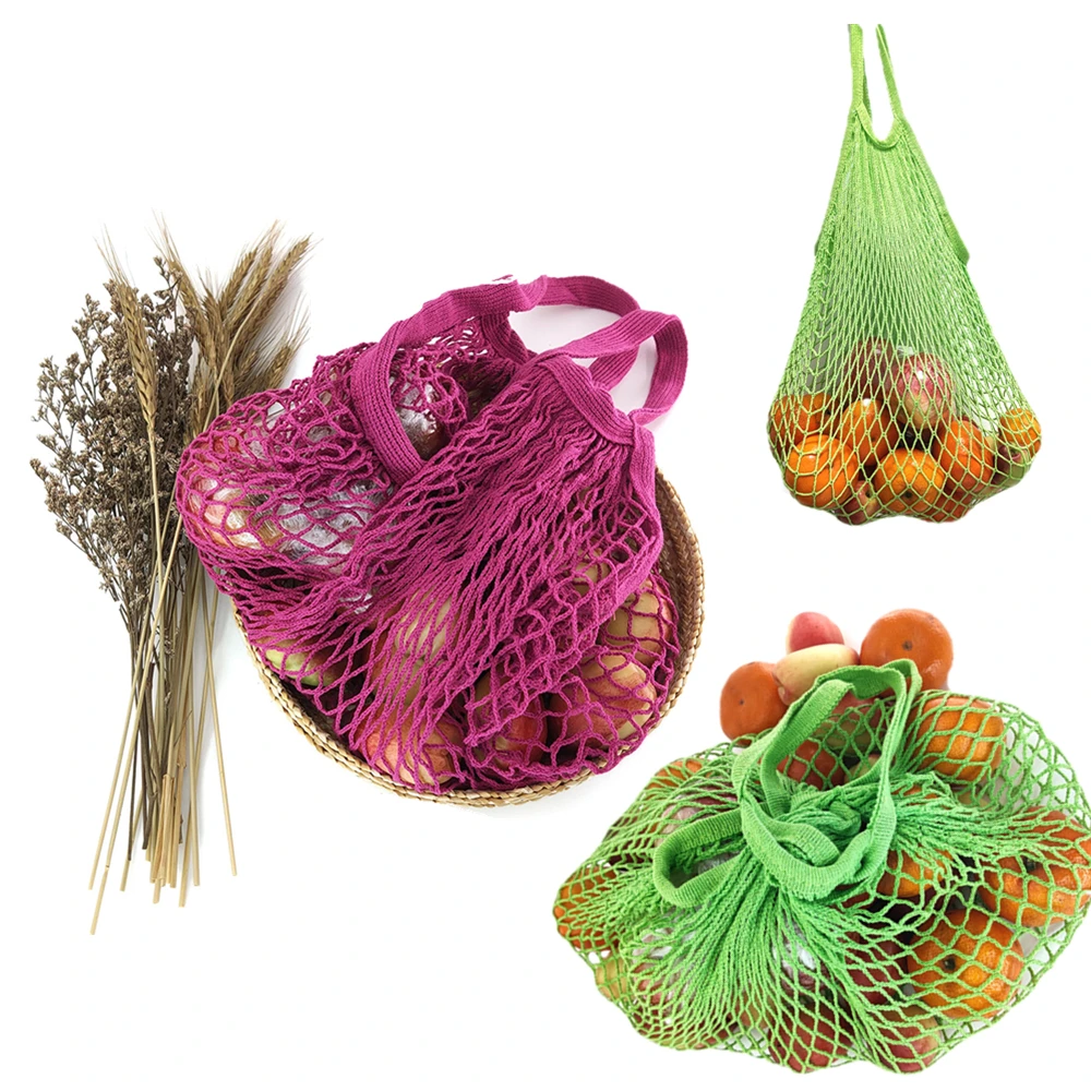 Portable Reusable Grocery Bags Fruit Vegetable Bag Washable Cotton Mesh String Organic Organizer Handbag
Portable Reusable Grocery Bags Fruit Vegetable Bag Washable Cotton Mesh String Organic Organizer Handbag