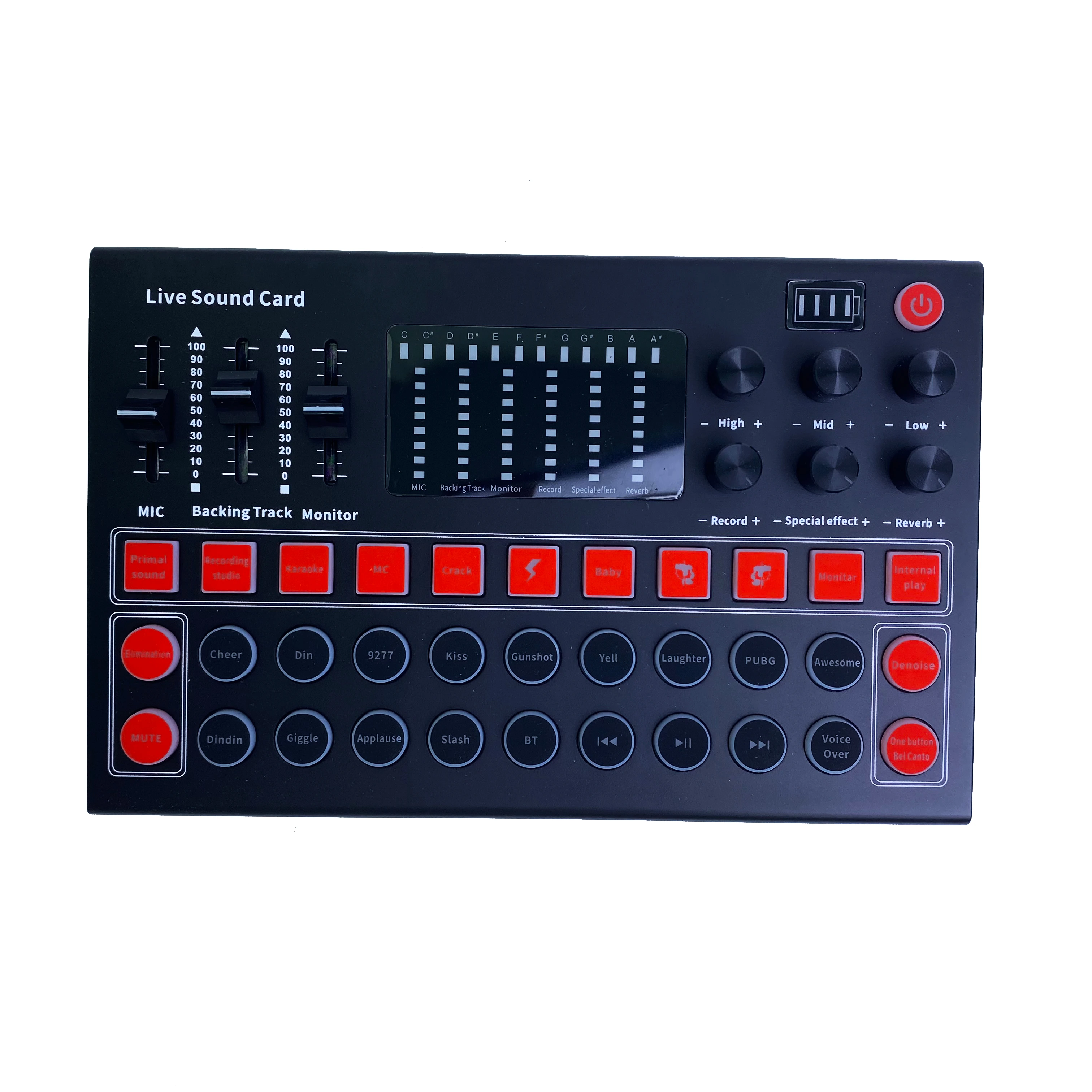 S9 Live Studio Sound Card Usb Support all Live Broadcast Platform and Simple Input Mute Control
S9 Live Studio Sound Card Usb Support all Live Broadcast Platform and Simple Input Mute Control