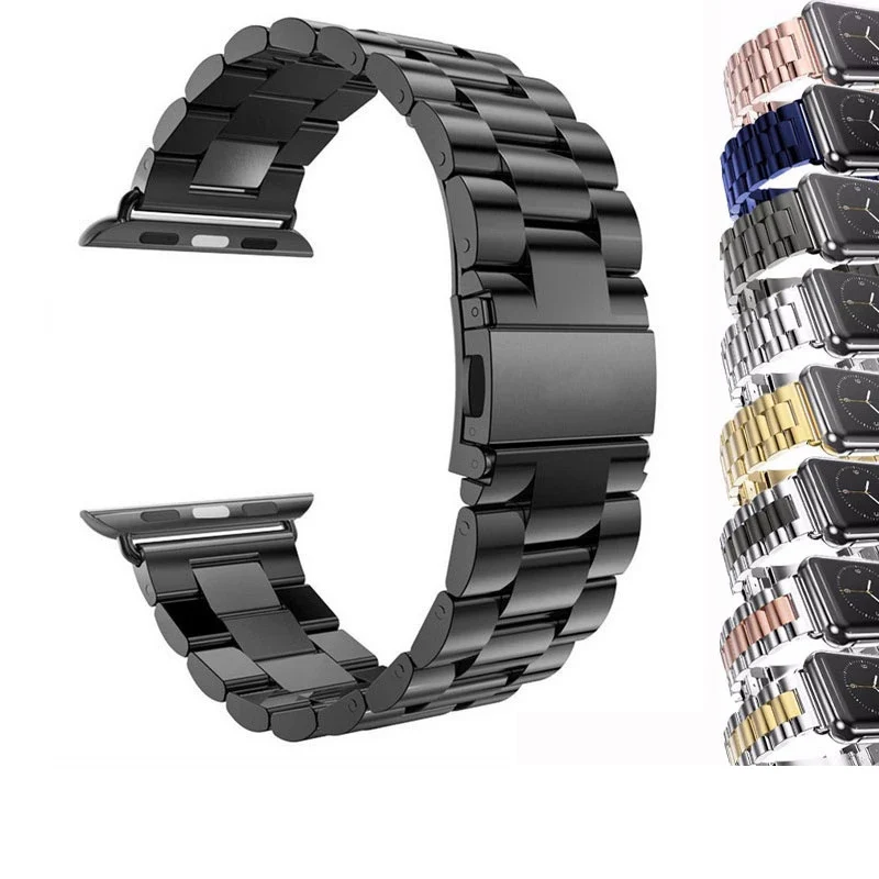 Mechanical Watch Straps 304 Solid Watch Band Stainless Steel Apple Watch Steel Band, Optional
Mechanical Watch Straps 304 Solid Watch Band Stainless Steel Apple Watch Steel Band, Optional