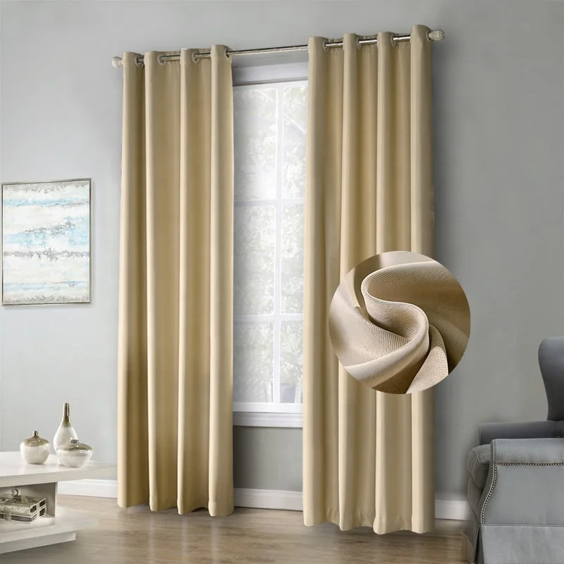 Bindi Factory Custom Color Luxury Soundproof 210GSM Double Matte Thermal Beige Polyester Living Room Curtains
Bindi Factory Custom Color Luxury Soundproof 210GSM Double Matte Thermal Beige Polyester Living Room Curtains