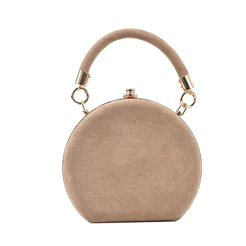 Luxury trendy small round solid color frosted shoulder clutch bag for women, 7 colors
Luxury trendy small round solid color frosted shoulder clutch bag for women, 7 colors