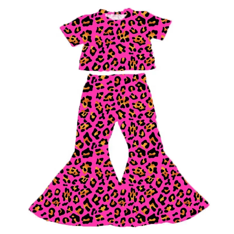 hot sale girl Leopard Print T-shirts+ Leopard Print bell pants suit Lovely girl's Spring Autumn fashion boutique clothing
hot sale girl Leopard Print T-shirts+ Leopard Print bell pants suit Lovely girl's Spring Autumn fashion boutique clothing