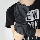 Ks-6024# black gym glove with long wrist straps and hook weight lifting glove