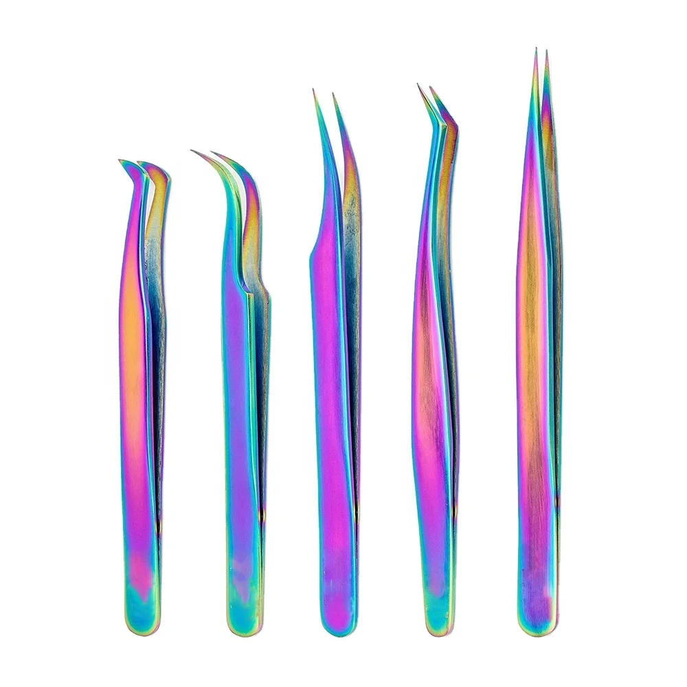 Custom 3d Lash Extension Tweezers Stainless Steel Eyelash Extensions Tweezers, Rainbow
Custom 3d Lash Extension Tweezers Stainless Steel Eyelash Extensions Tweezers, Rainbow