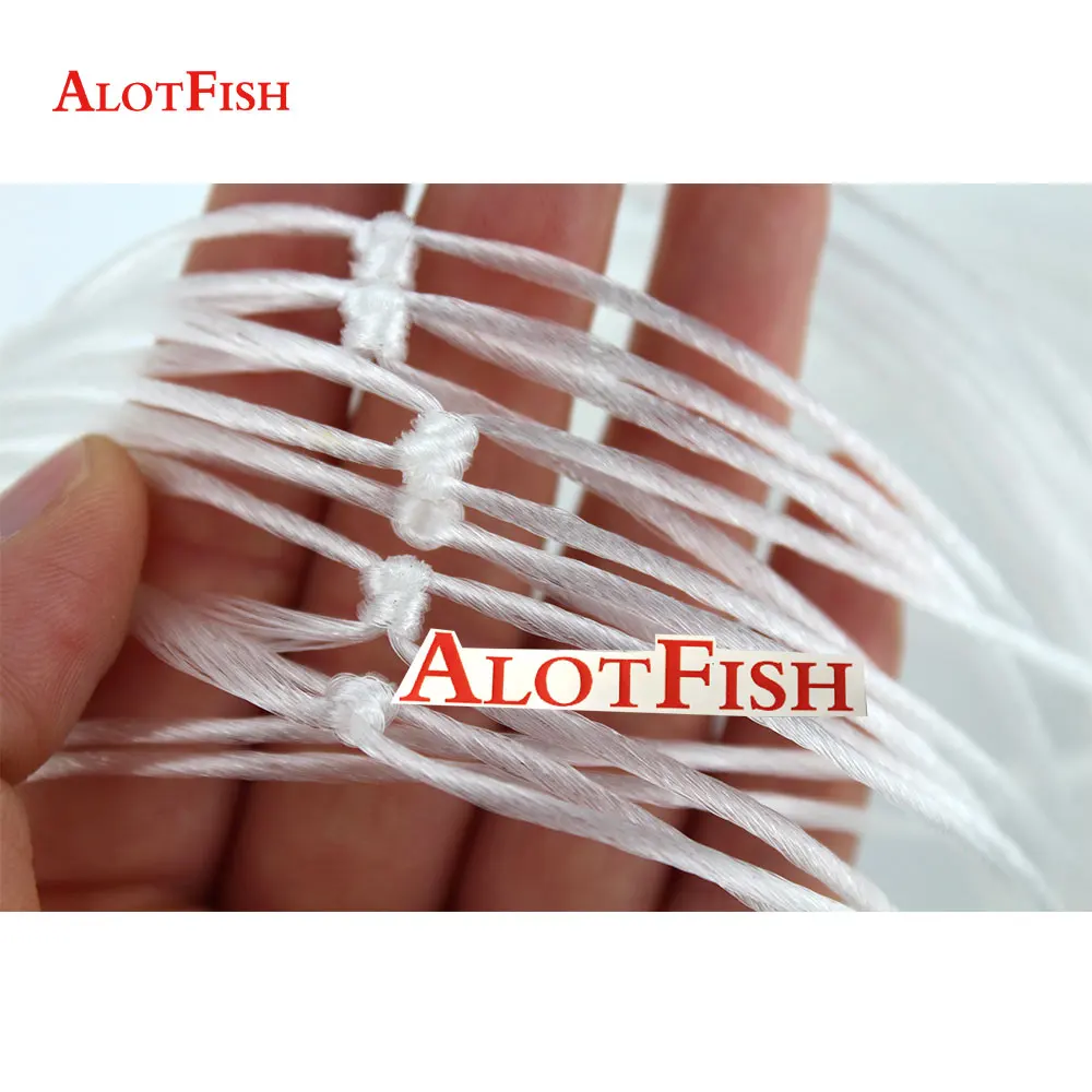 AlotFish Nylon Multi-Monofilament 0.15mm*3ply Fishing Net Light Green Sample, Grey
AlotFish Nylon Multi-Monofilament 0.15mm*3ply Fishing Net Light Green Sample, Grey