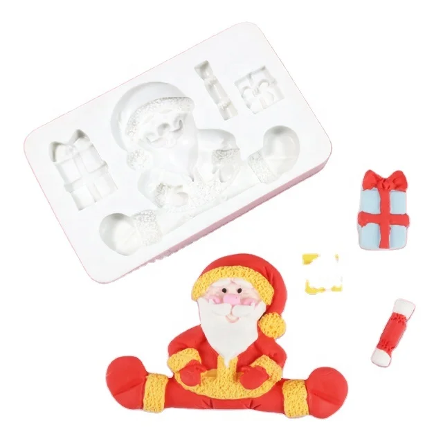 Santa Claus fondant cake mold bakery cake tools cake decoration mold, Customized color
Santa Claus fondant cake mold bakery cake tools cake decoration mold, Customized color