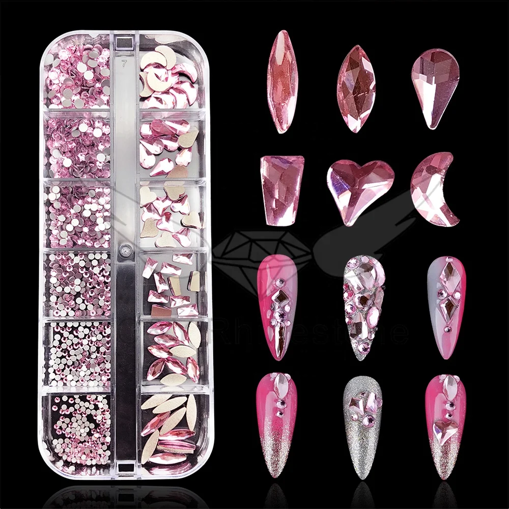 CY Light Rose Pink Crystal Size Decoration Rhinestones Box Accessory Nail Art Rhinestone
CY Light Rose Pink Crystal Size Decoration Rhinestones Box Accessory Nail Art Rhinestone