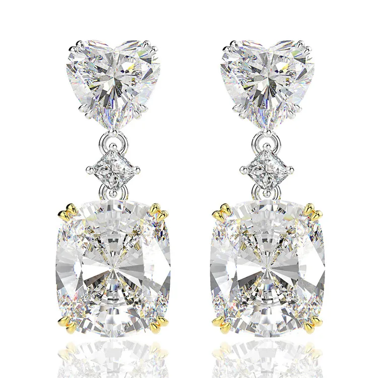 Qings Hot sale Luxury Pink Yellow White Zircon Earrings elegant earrings, Pink yellow silver
Qings Hot sale Luxury Pink Yellow White Zircon Earrings elegant earrings, Pink yellow silver