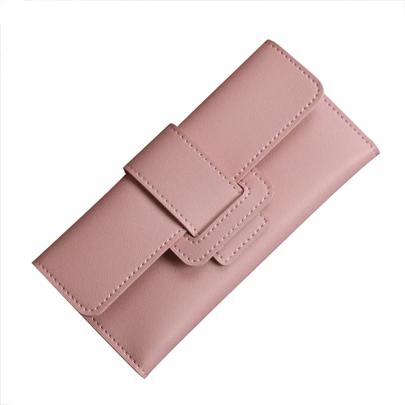 New women's long purse three fold handbag multifunctional PU leather bag Korean version simple fashion leather wallet
New women's long purse three fold handbag multifunctional PU leather bag Korean version simple fashion leather wallet