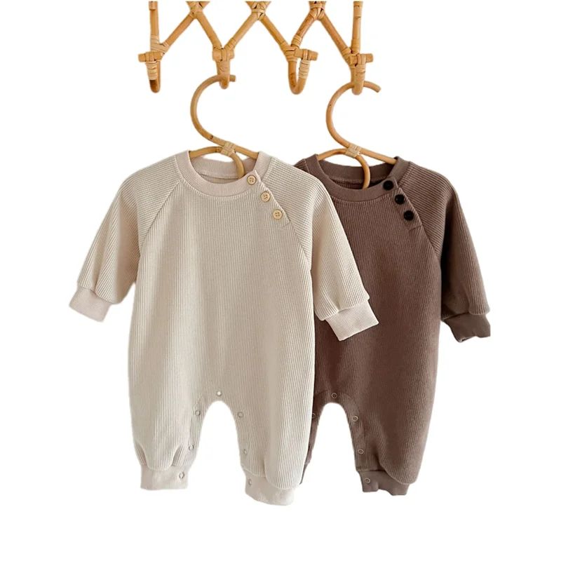2023 Ins Hot Sale Plain Color Long Sleeve Autumn Spring Organic Cotton Newborn Baby Romper Infant Baby Jumpsuit
2023 Ins Hot Sale Plain Color Long Sleeve Autumn Spring Organic Cotton Newborn Baby Romper Infant Baby Jumpsuit
