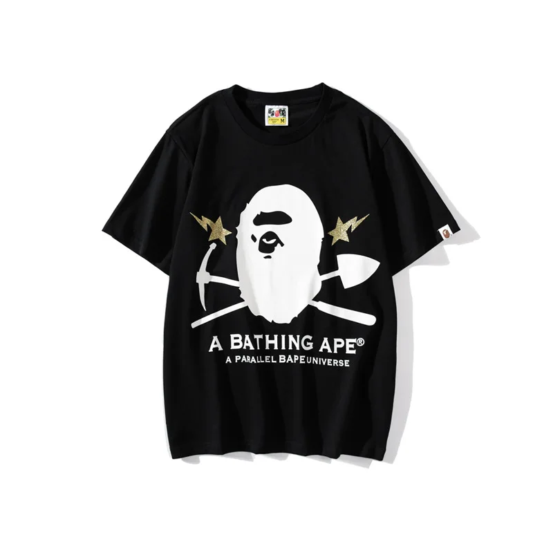 New Fashion Wholesale Print Bape T-shirt Casual Round Neck Loose Ape Men T-shirt, Picture color
New Fashion Wholesale Print Bape T-shirt Casual Round Neck Loose Ape Men T-shirt, Picture color