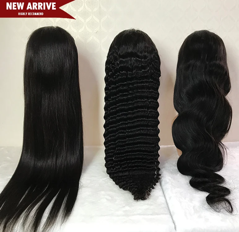 

The Best Wigs Deal Grade 12A Raw Indian Temple Virgin Hair 180% Density Natural Transparent Hd Body Wave Wig