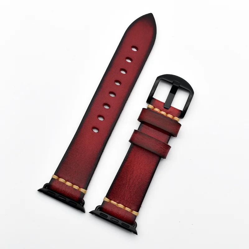 For Apple Watch Leather Band 42mm New Fashion Genuine Leather Bands Strap Compatible with Apple Watch, Royal blue/dark coffee/yellow brown/elephant grey/red/green/black
For Apple Watch Leather Band 42mm New Fashion Genuine Leather Bands Strap Compatible with Apple Watch, Royal blue/dark coffee/yellow brown/elephant grey/red/green/black