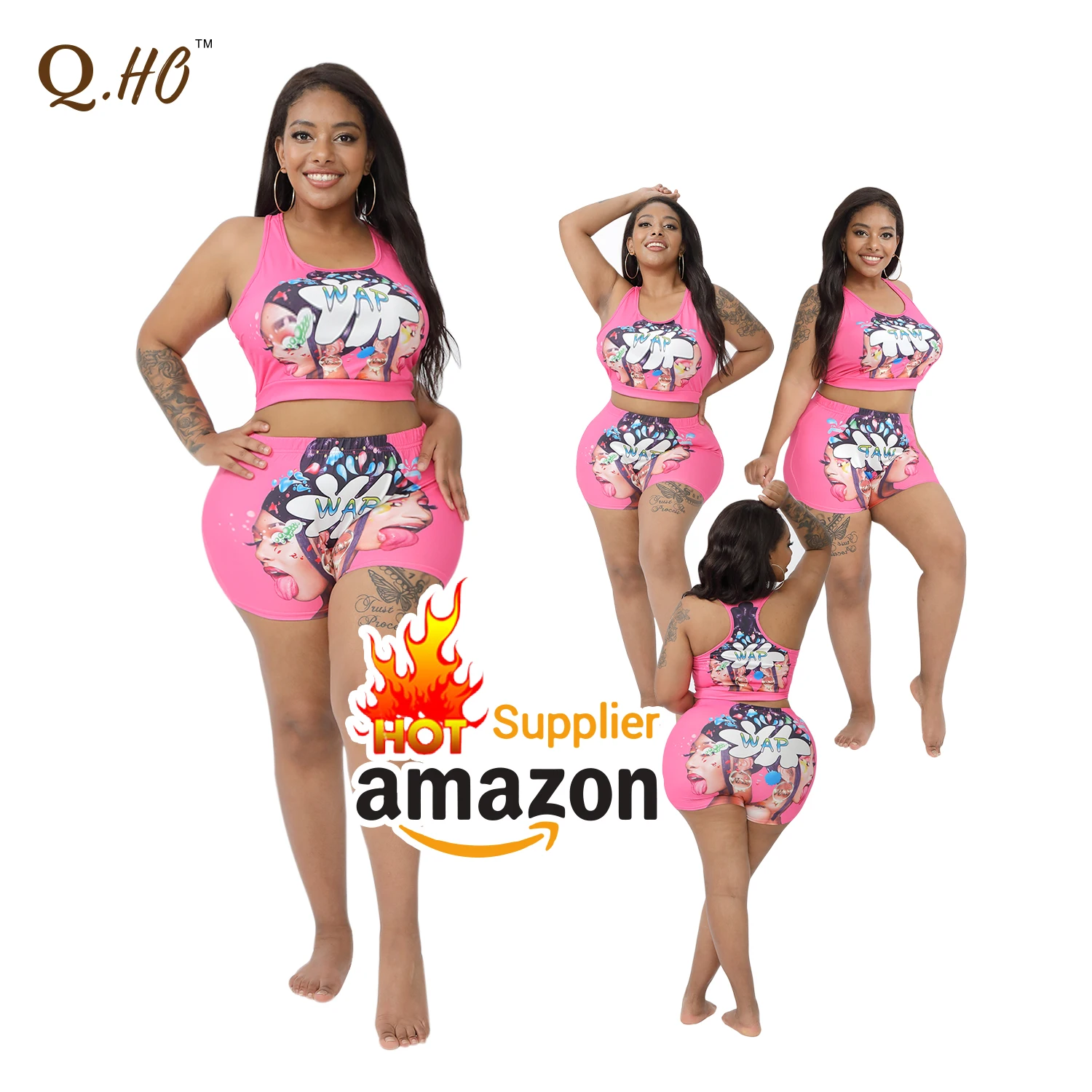 Amazon Hot selling NEW pattern Workout Yoga Short customized logo booty women's shorts, 6 colors
Amazon Hot selling NEW pattern Workout Yoga Short customized logo booty women's shorts, 6 colors