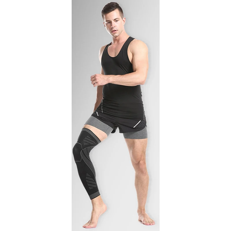Custom breathable running basketball cycling long riding sports nylon compression knee leg sleeve
Custom breathable running basketball cycling long riding sports nylon compression knee leg sleeve