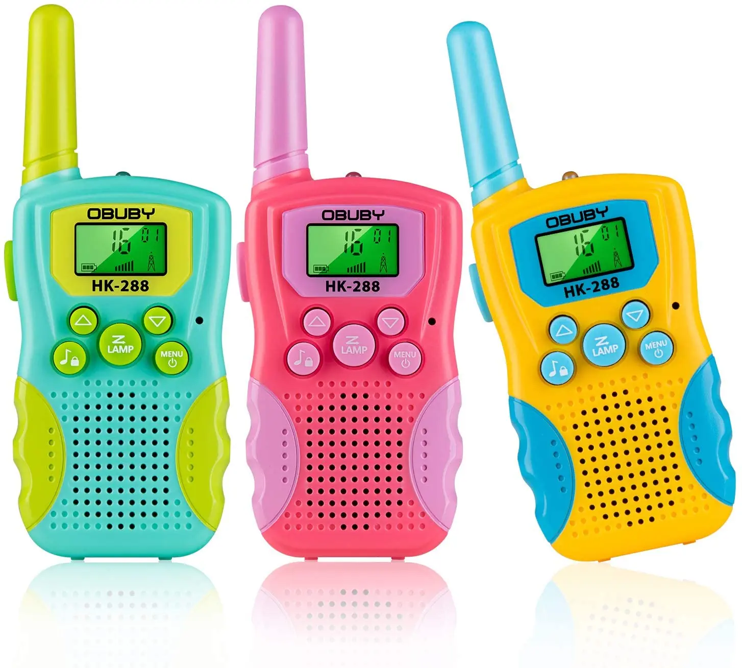 3 Pack Walkie Talkies for Kids 3 KMs Long Range 2 Way Radio 22 Channels with Backlit LCD Flashlight Best Gifts for Girls Boys, Black blue red yellow camouflage
3 Pack Walkie Talkies for Kids 3 KMs Long Range 2 Way Radio 22 Channels with Backlit LCD Flashlight Best Gifts for Girls Boys, Black blue red yellow camouflage