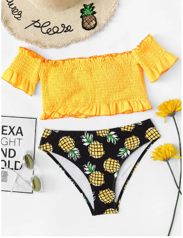 2021Hot Sale Fruits Print Frenulum Swimwear Design Sexy two pieces women's swimsuit, Picture
2021Hot Sale Fruits Print Frenulum Swimwear Design Sexy two pieces women's swimsuit, Picture