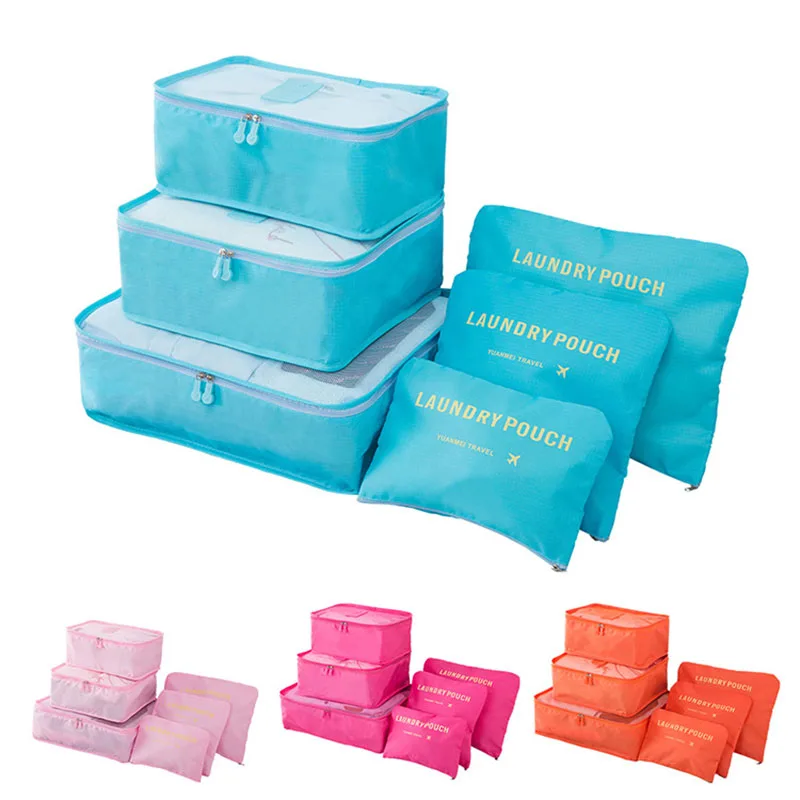 Unisex Packing Cubes Durable Set 6 pieces Toiletries Travel Bag Lugage Set Travel luggage Bags
Unisex Packing Cubes Durable Set 6 pieces Toiletries Travel Bag Lugage Set Travel luggage Bags