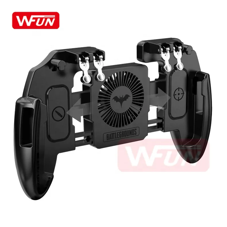 M11 NEW Hot Sale Mobile Handle Joystick Gaming Trigger Cooling Fan Gamepad for PUBG, Black
M11 NEW Hot Sale Mobile Handle Joystick Gaming Trigger Cooling Fan Gamepad for PUBG, Black