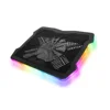 MoKo RGB Laptop Cooler for 10"-17" Laptop Silent Gaming Notebook Radiator with Adjustable Angles