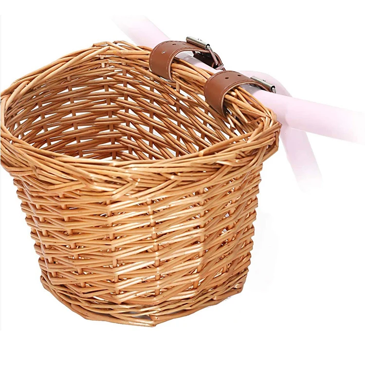 Wholesale amazon top seller wicker bike pet basket front kids bike basket with handle, Customized
Wholesale amazon top seller wicker bike pet basket front kids bike basket with handle, Customized
