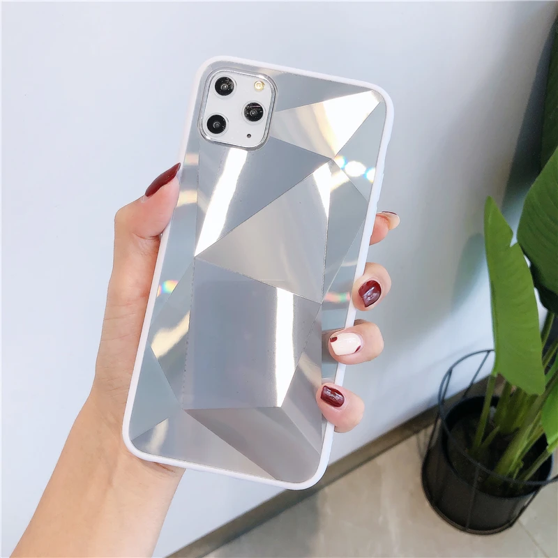 Luxury Diamond 3d Texture Prism Shockproof Mirror Phone Case For Iphones 11 12 Pro Max Case For Iphones 13 Pro Max
Luxury Diamond 3d Texture Prism Shockproof Mirror Phone Case For Iphones 11 12 Pro Max Case For Iphones 13 Pro Max