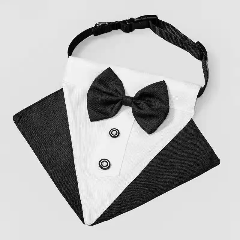 Pet Clothes New Dog Clothes Spring/Summer Bow Tie Pet Clothes Suit Triangle Scarf Bow Tie Collar
Pet Clothes New Dog Clothes Spring/Summer Bow Tie Pet Clothes Suit Triangle Scarf Bow Tie Collar