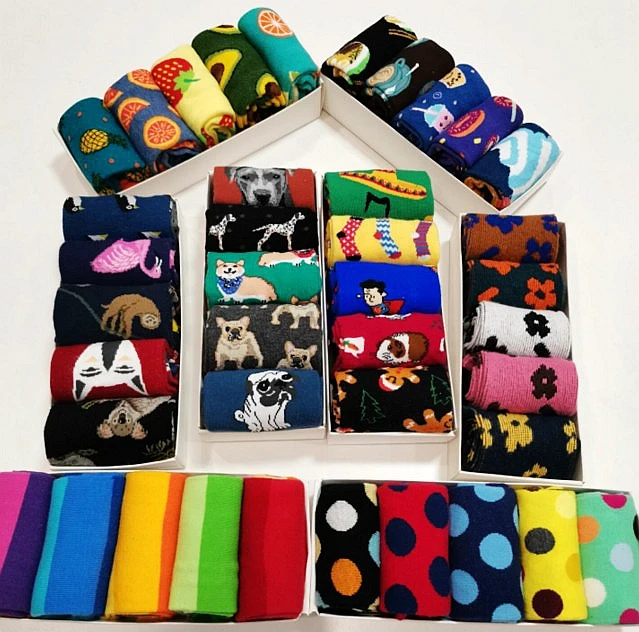 Calcetines designer men's winter socks fashionable wholesale dress crew 5 pairs box funny custom logo socks manufacturer, Picture
Calcetines designer men's winter socks fashionable wholesale dress crew 5 pairs box funny custom logo socks manufacturer, Picture