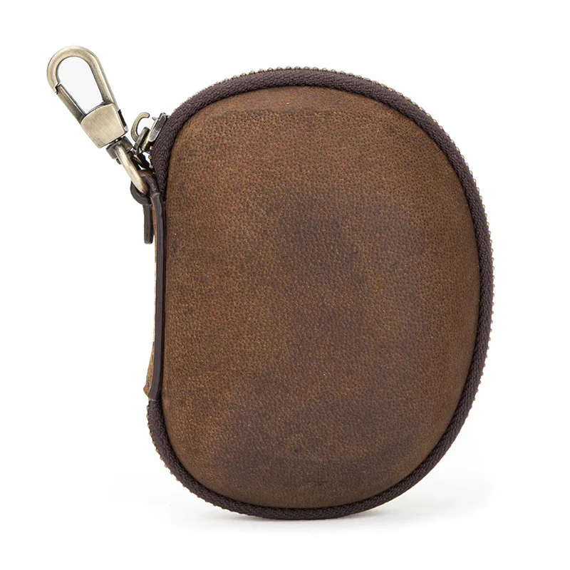 New Design Creative Retro Crazy Horse Leather Zipper Coin Storage Bag Kid Leather Key Chain Change Wallet Mini For Student
New Design Creative Retro Crazy Horse Leather Zipper Coin Storage Bag Kid Leather Key Chain Change Wallet Mini For Student