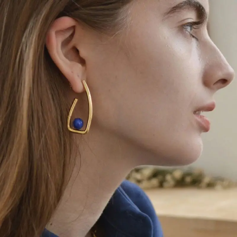 2 Colors Natural Stone Hoop Earrings for Women Geometric Brass Oval Circle Basket Gold Plated Earrings Chic Vintage Jewelry 2022
2 Colors Natural Stone Hoop Earrings for Women Geometric Brass Oval Circle Basket Gold Plated Earrings Chic Vintage Jewelry 2022