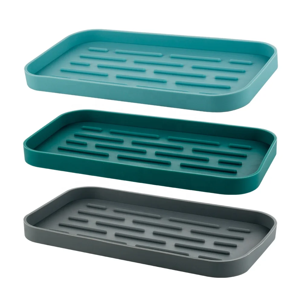 Factory Hot Sale Kitchen Rack Shelf Tray Sink Organizer Silicone Sponge Holder Tray For Kitchen Tool
Factory Hot Sale Kitchen Rack Shelf Tray Sink Organizer Silicone Sponge Holder Tray For Kitchen Tool