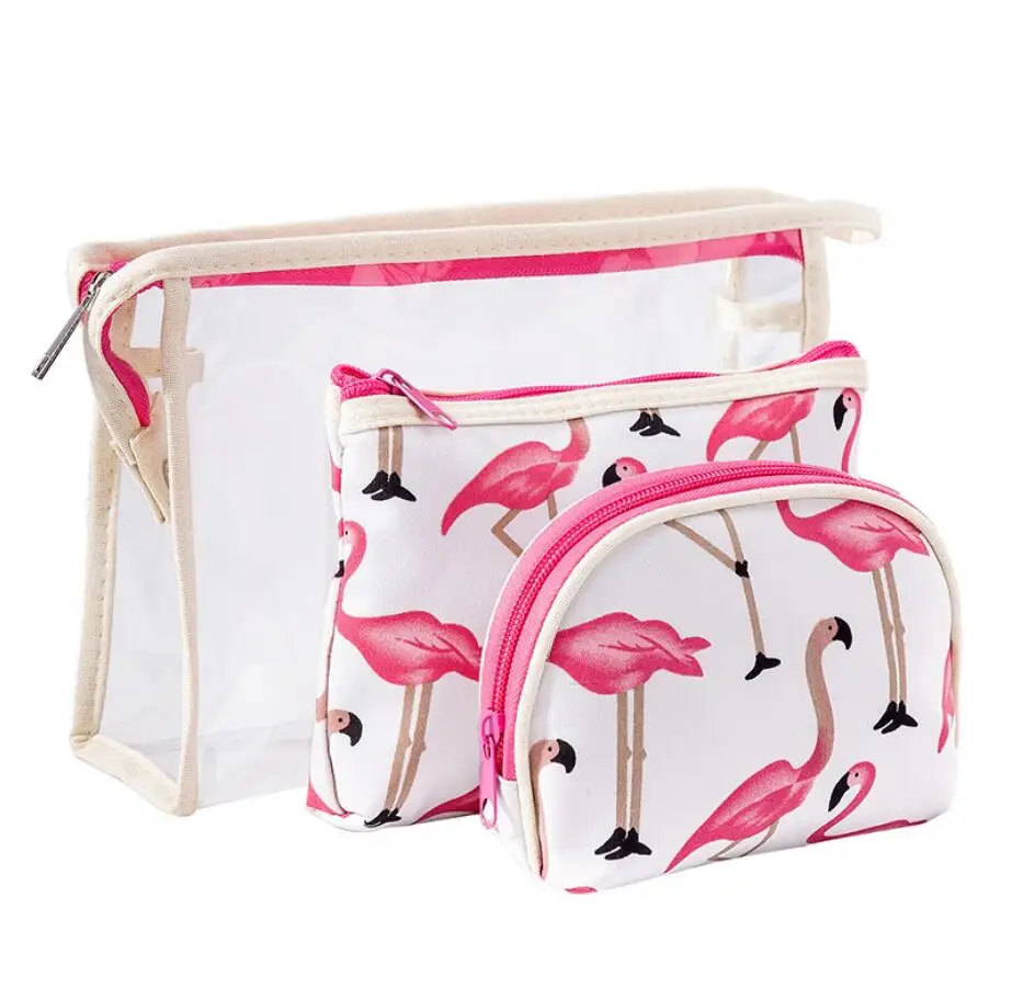 wholesale cute lady women kids 3 piece per Flamingo printed small cosmetic,clear bag pouch
wholesale cute lady women kids 3 piece per Flamingo printed small cosmetic,clear bag pouch