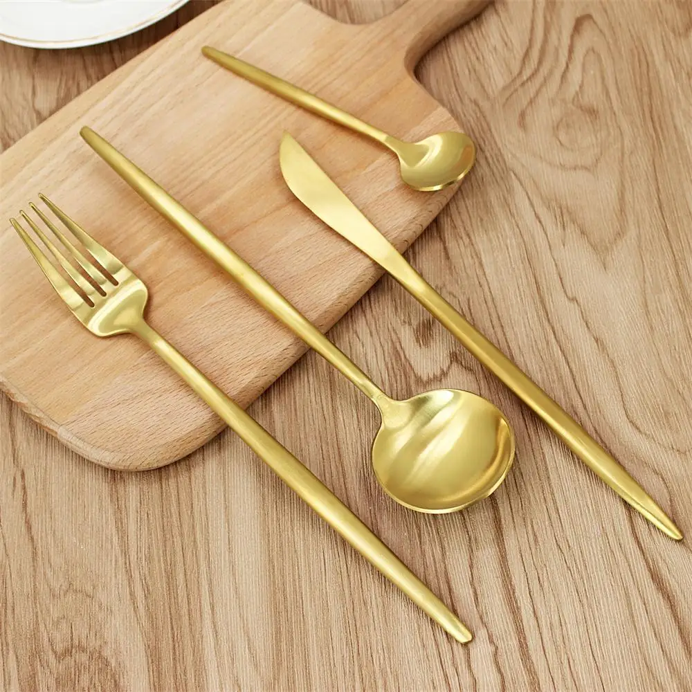 Jieyang ShengDe Elegant Gold Cutlery Set Stainless Steel Cutlery Set Spoon/Knife/Fork For Hotel Restaurant Wedding Home Party, Customized
Jieyang ShengDe Elegant Gold Cutlery Set Stainless Steel Cutlery Set Spoon/Knife/Fork For Hotel Restaurant Wedding Home Party, Customized